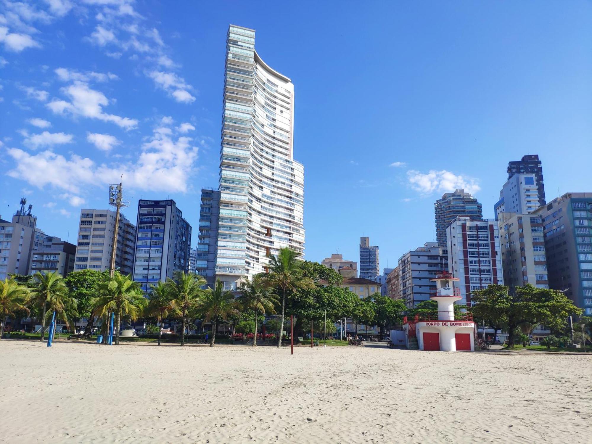Book Santos - Unlimited 3202 - 2 quartos alto padrão vista mar Esterno foto